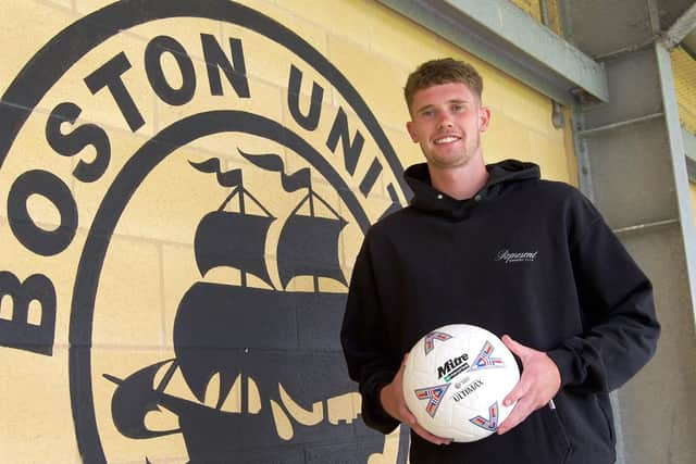 On-loan keeper Luke Faxon.