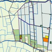 The proposed location for the Heckington Fen solar park.