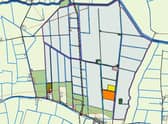 The proposed location for the Heckington Fen solar park.