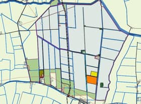 The proposed location for the Heckington Fen solar park.