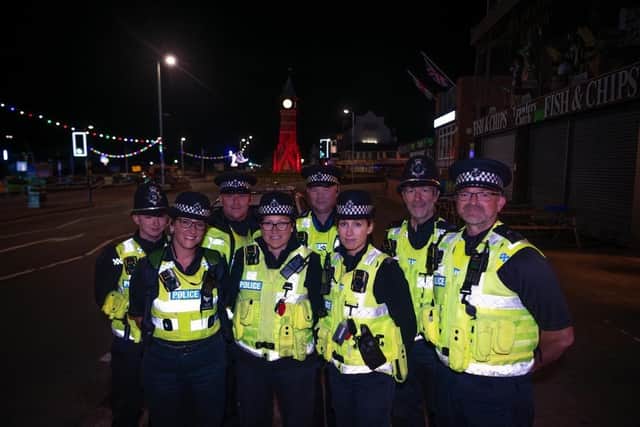 Police carried out ID checks as part of Operation California.