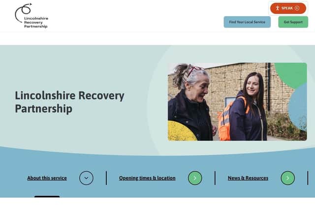 The Lincolnshire Recovery Partnership service is now 'live.'