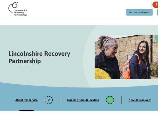 The Lincolnshire Recovery Partnership service is now 'live.'