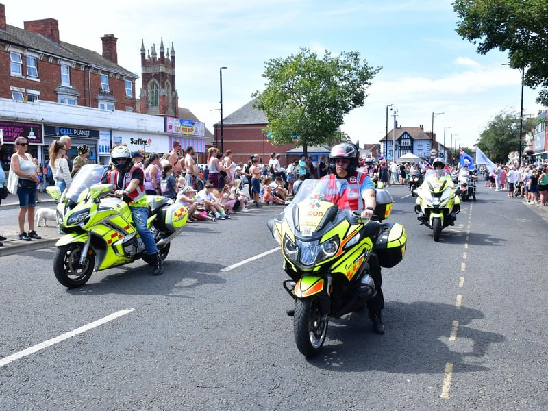Action from the parade on Sunday, August 9.