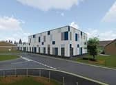 New operating theatres are being built at Grantham Hospital.