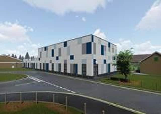 New operating theatres are being built at Grantham Hospital.