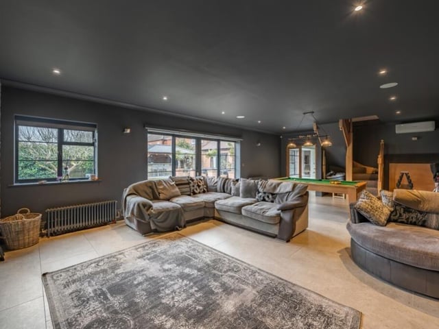 The games room/cinema room.