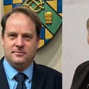 South Kesteven District Council leader Ashley Baxter & Rutland County Council leader Gale Waller. Photo: LDR