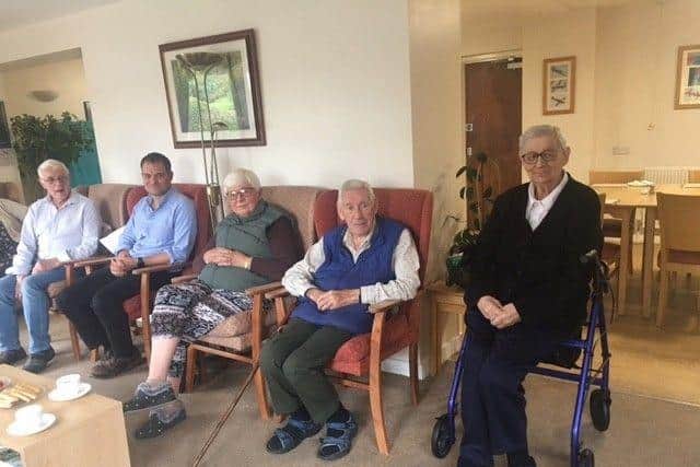 Hamish spoke with Abbeyfield House residents