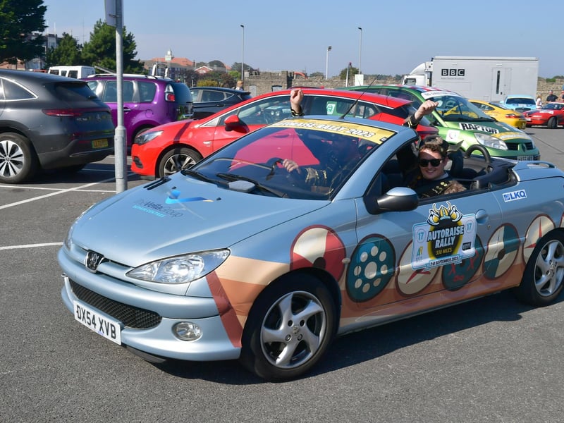 Drivers heading to Suton on Sea after a stop at the Premier Inn in Skegness.