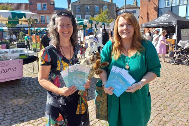 Event organisers Sarah Rock, left, and Rachel Taylor hope as many women as possible will book in.