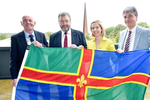Coun Rob Waltham, Coun Sean Matthews, Dame Andrea Jenkyns and Cllr Philip Jackson