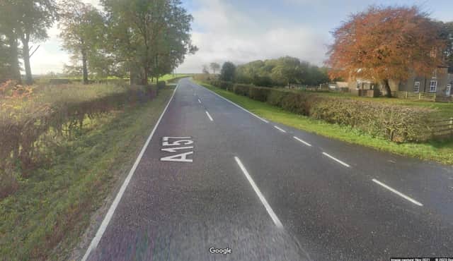 The A157 between Hainton and Burgh on Bain. Photo: Google Maps