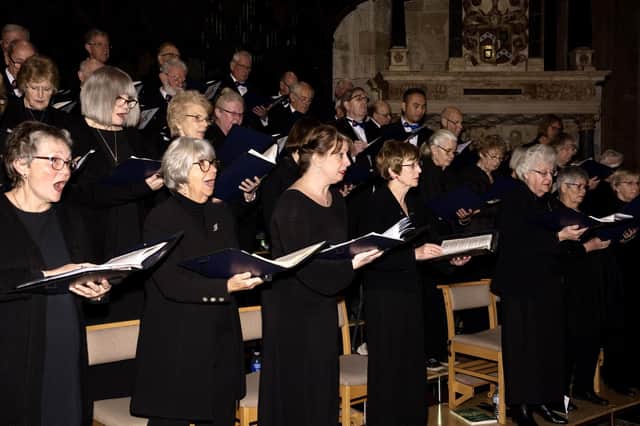 Sleaford Choral Society at a previous concert. Photo: Sleaford Choral Society