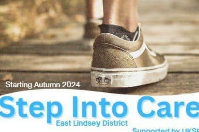 Poster for the Step Into Care Program.