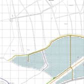The layout of the proposed solar farm at Hatton.