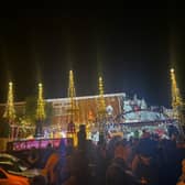 40,000 lights have been switched on for Christmas at 16 Alma Avenue in Skegness to raise funds for charity.
