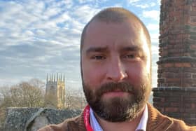 Mick Grundy is the new site manager at Gainsborough Old Hall