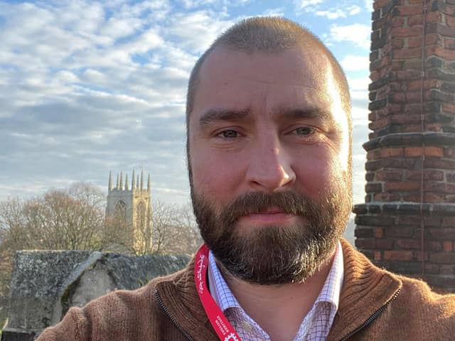 Mick Grundy is the new site manager at Gainsborough Old Hall