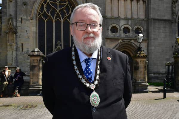 Mayor of Sleaford, Coun David Suiter,