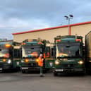 SKDC waste collection trucks. Photo: SKDC
