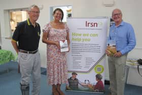 Emma Billings LRSN presents to Market Rasen Rotary