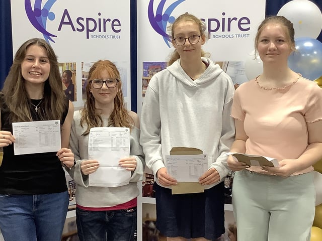 GCSE results day at Sir William Robertson Academy.