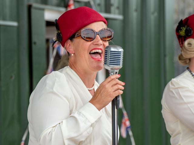 The Blighty Belles' gave a great performance.