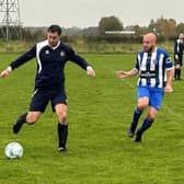 Action from Saturday's win for Barnetby.