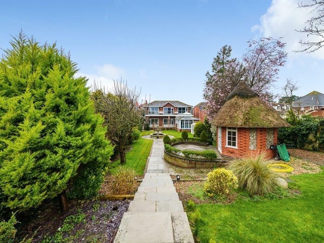 Looking back towards the house.