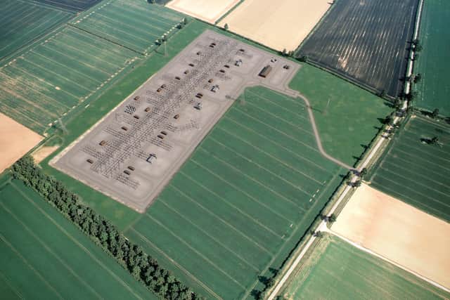 3D visualisation of the proposed substation at Heath Lane, Navenby Credit: National Grid