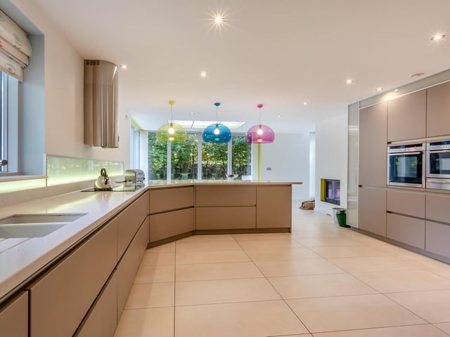 The kitchen.