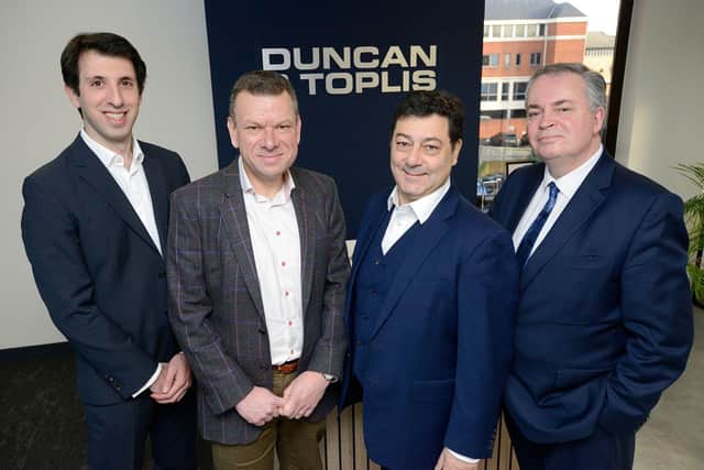 L-R: Panos Michaelides - ALG, Damon Brain - Duncan & Toplis, Amilios Costa - Duncan & Toplis, Mark Hilton - ALG