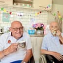Residents enjoying cup of coffee at HC-One’s Elmwood House Care Home