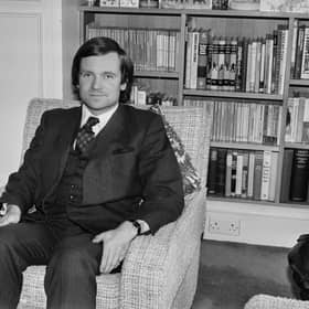 Author Jeffrey Archer in December 27th 1974 after stepping down as MP for Louth. (Photo by Stan Meagher/Daily Express/Hulton Archive/Getty Images)