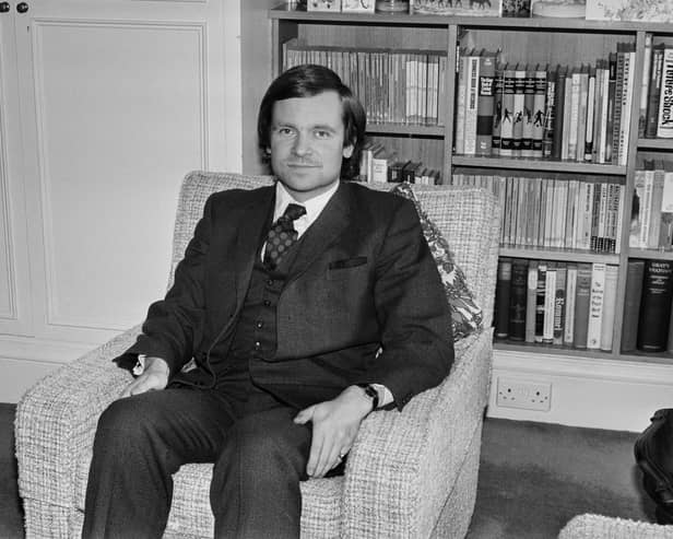 Author Jeffrey Archer in December 27th 1974 after stepping down as MP for Louth. (Photo by Stan Meagher/Daily Express/Hulton Archive/Getty Images)