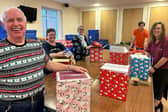 Volunteer Malcolm Shepherd, is one of a group of helpers