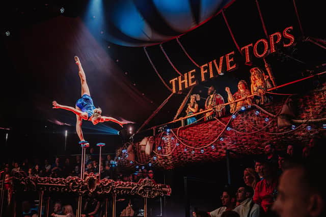 Spectacular singing, dancing and circus performing