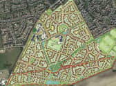 The overall design for the Handley Chase development.