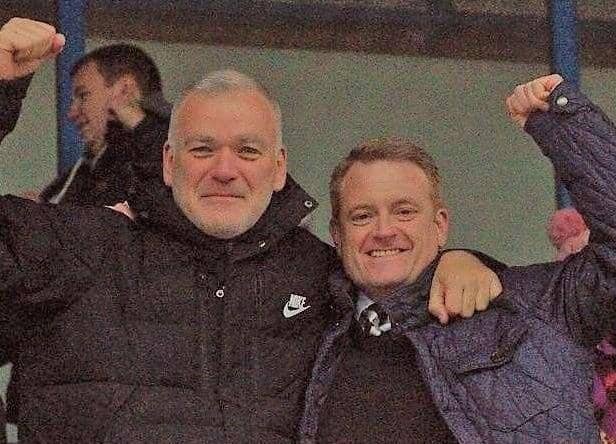 Nigel Wedgwood (left) and Dean Williams.