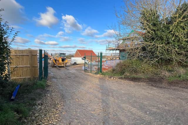 Construction has already started on a number of houses on land north of Fen Lane | Photo: James Turner