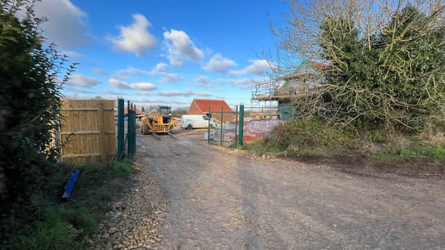 Construction has already started on a number of houses on land north of Fen Lane | Photo: James Turner