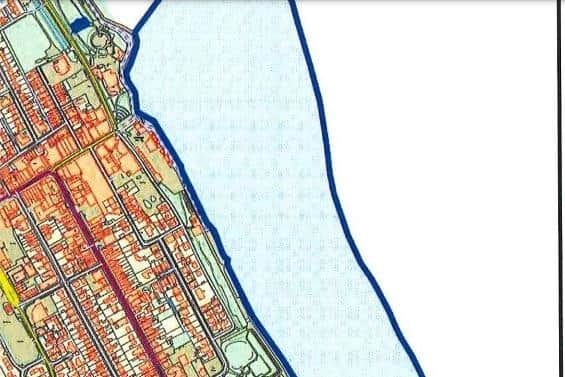 Dog ban areas in Mablethorpe.