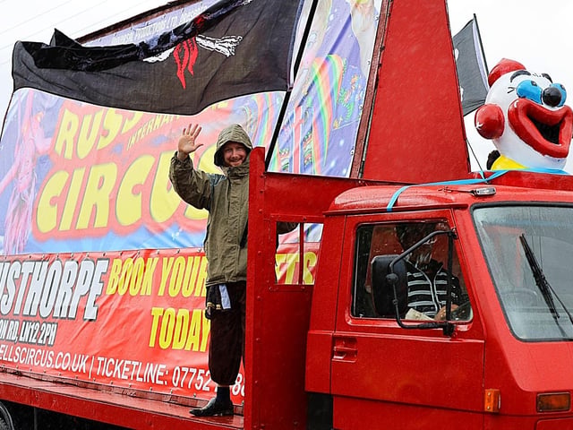 Parade is great chance to promote the local circus.