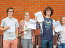 QEGS GCSE students Elliot Wilson, Emma Spence, Ronan Waters and Erin Woodhouse.