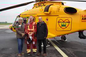 Len Pick Trustees with LNAA Doctor Chris Woodmansey