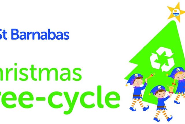 Recycle your Christmas tree with St Barnabas!
