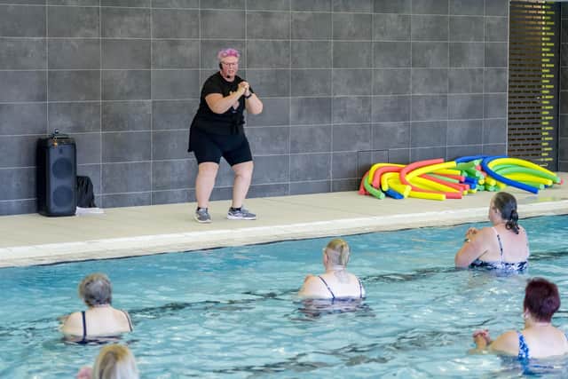 Karen Hills from East Lindsey fulfilled her dream of becoming an aquacise instructor thanks to funding from the Active Skills Fund.