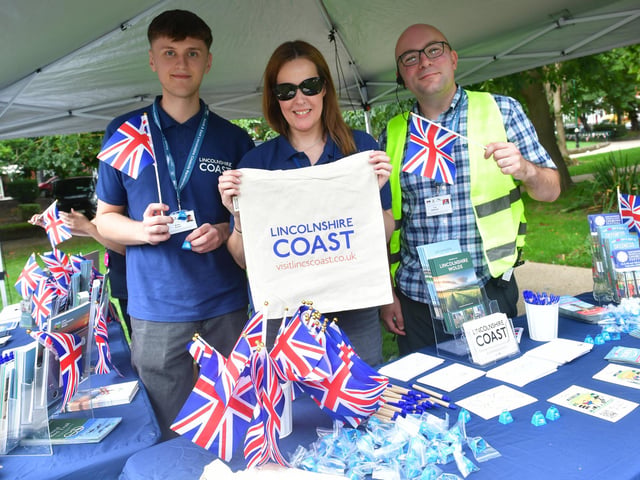L-R Mickey Brown, Karen Edwards and Fred McNamara of ELDC, Lincolnshire Coast.