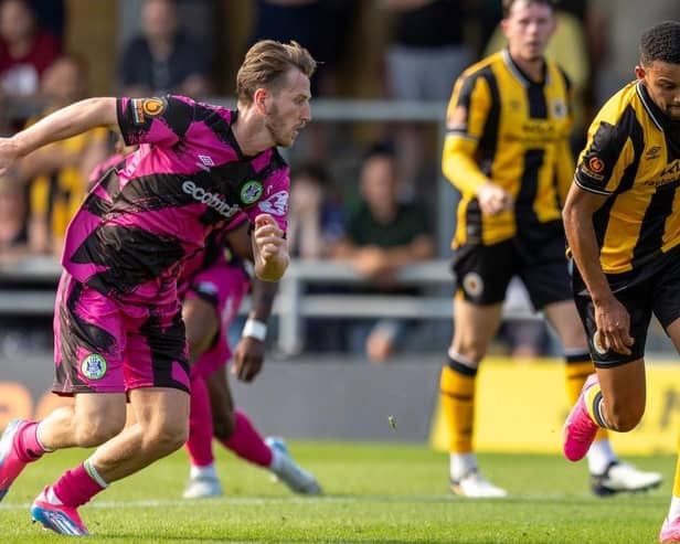 Boston action against Forest Green. Photo - www.bostonunited.co.uk
